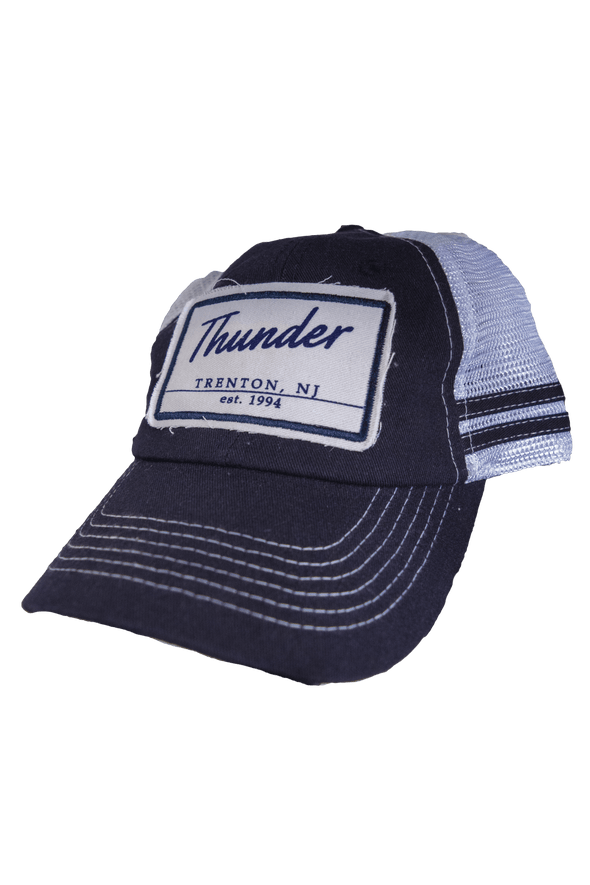 Thunder Distressed Adjustable Trucker Cap