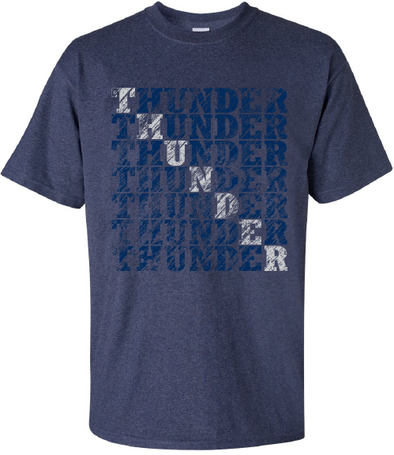 Men's Thunder Distressed Repeat Shirt