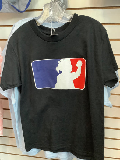 Youth Boomer MLB Logo Tee