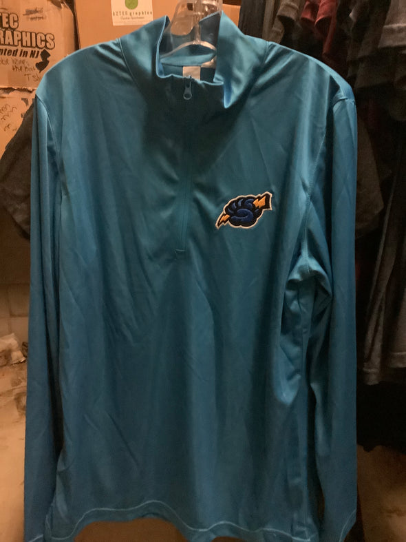 Women's Royal Cloud Fist 1/4 Zip Pullover