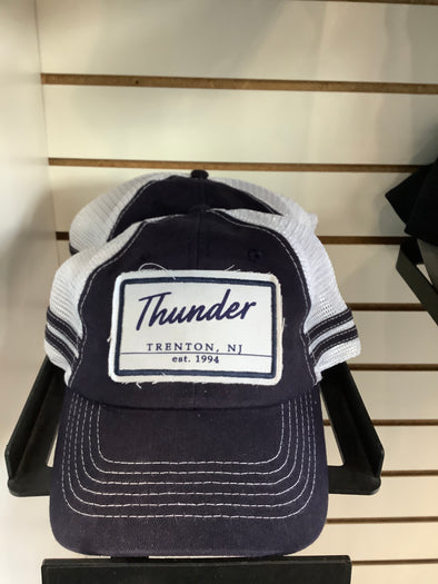 Thunder Distressed Adjustable Trucker Cap