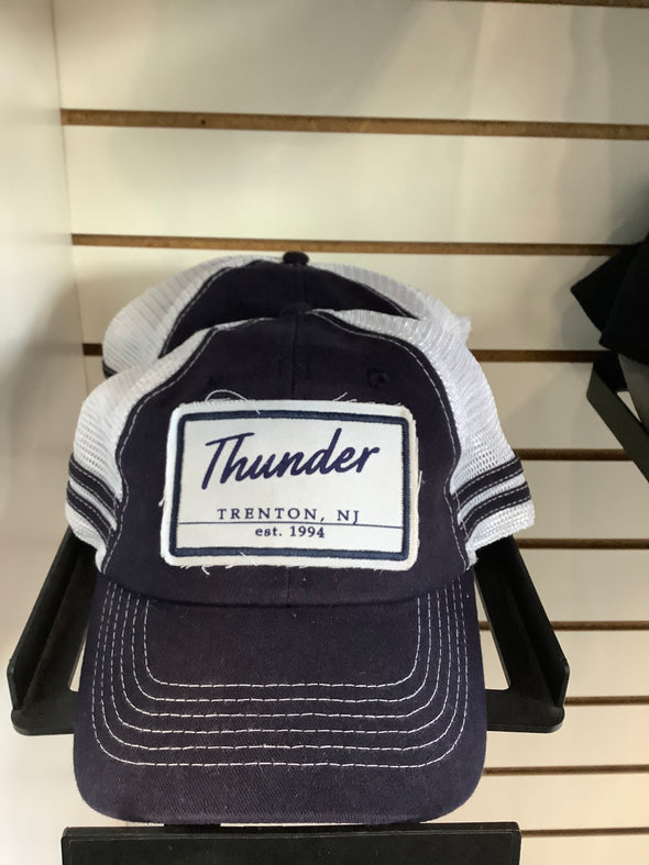 Thunder Distressed Adjustable Trucker Cap