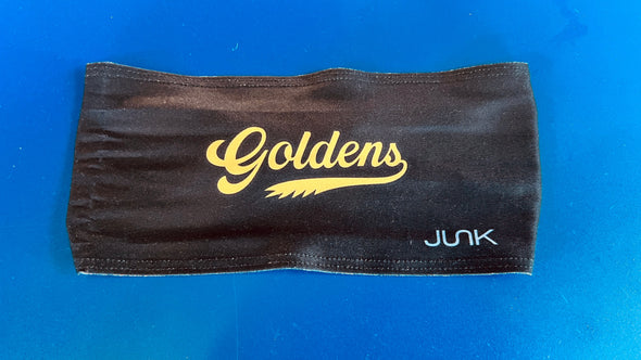 Goldens Black Wordmark Headband