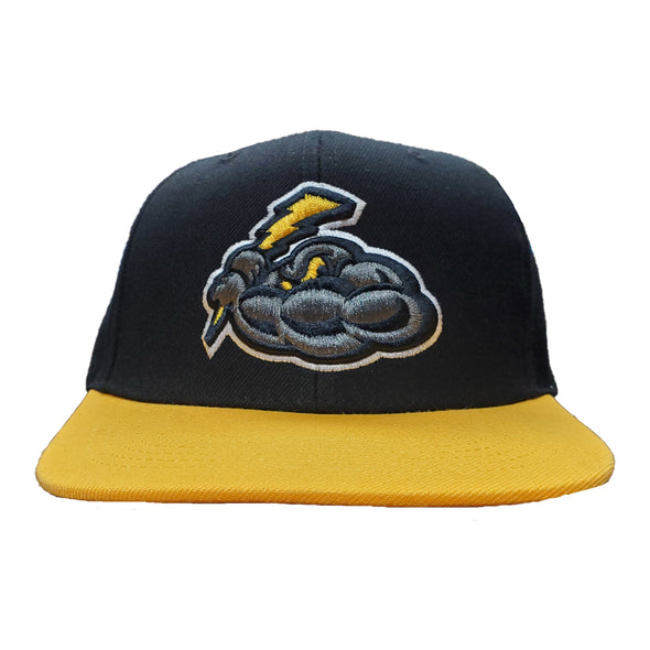 Acrylic Black/Gold Snapback Cap