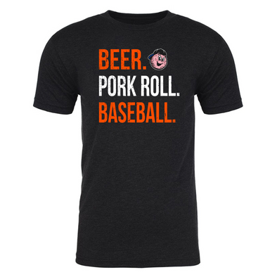 Men's Beer. Pork Roll. Baseball